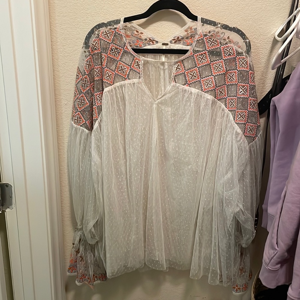 Free people sheer top